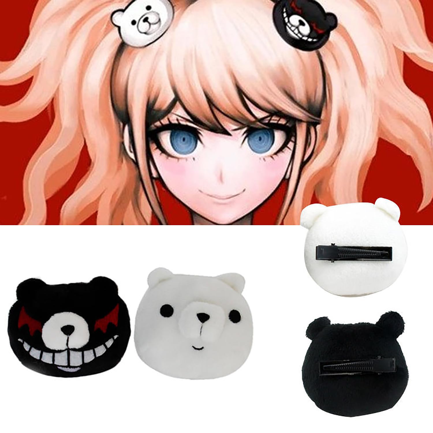 ダンガンロンパ 江ノ島盾子の髪飾り 江ノ島盾子 Amazon.co.jp: ダンガンロンパ モノクマ ヘアピン コスプレ道具